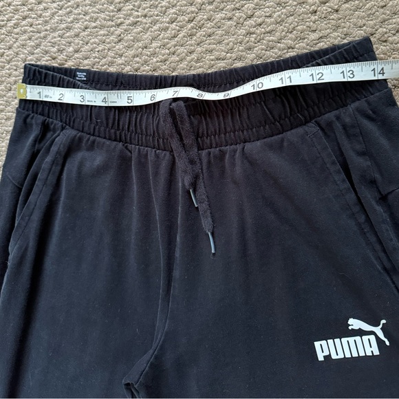 Puma Men’s Essential Logo Joggers Black No Size But With Measurements - Picture 5 of 5